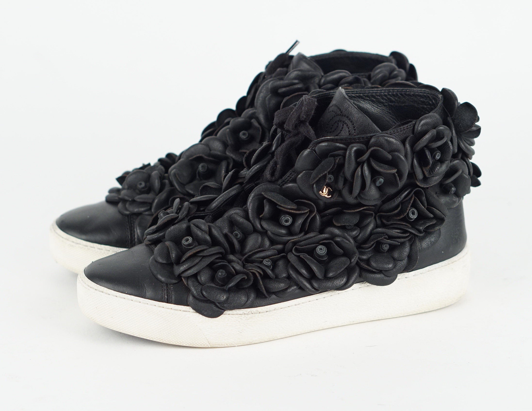 SNEAKER - CHANEL LEDER HIGH TOP