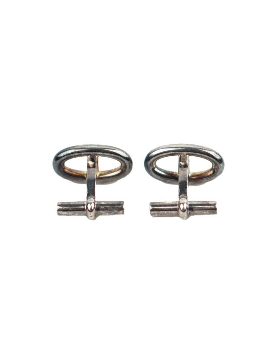MANSCHETTENKNÖPFE - HERMÈS BOUTONS DE MANCHETTE LE MARVE SILBER 925