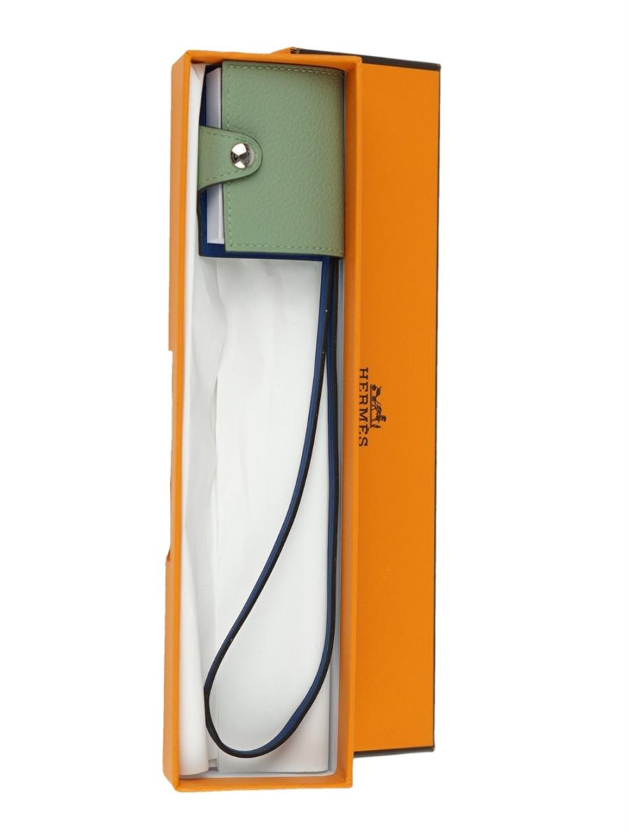 ANHÄNGER - HERMÈS NOTEBOOK ULYSSE NANO MINT