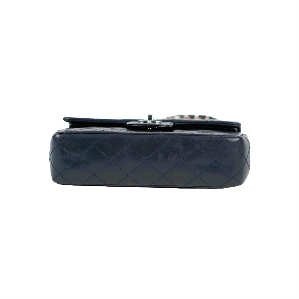 UMHÄNGE- & SCHULTERTASCHEN - CHANEL TIMELESS DOUBLE FLAP NAVY