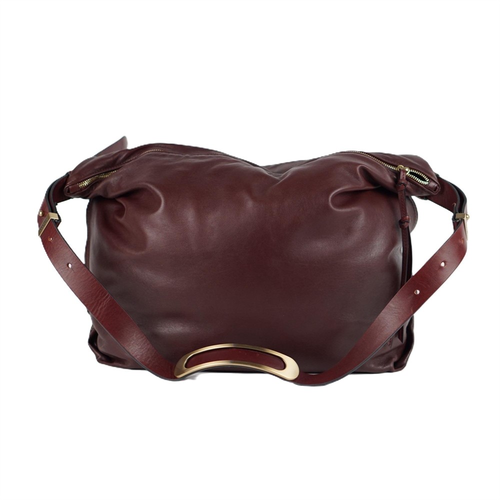 UMHÄNGE- & SCHULTERTASCHEN - ISABEL MARANT LEYDEN BURGUNDY