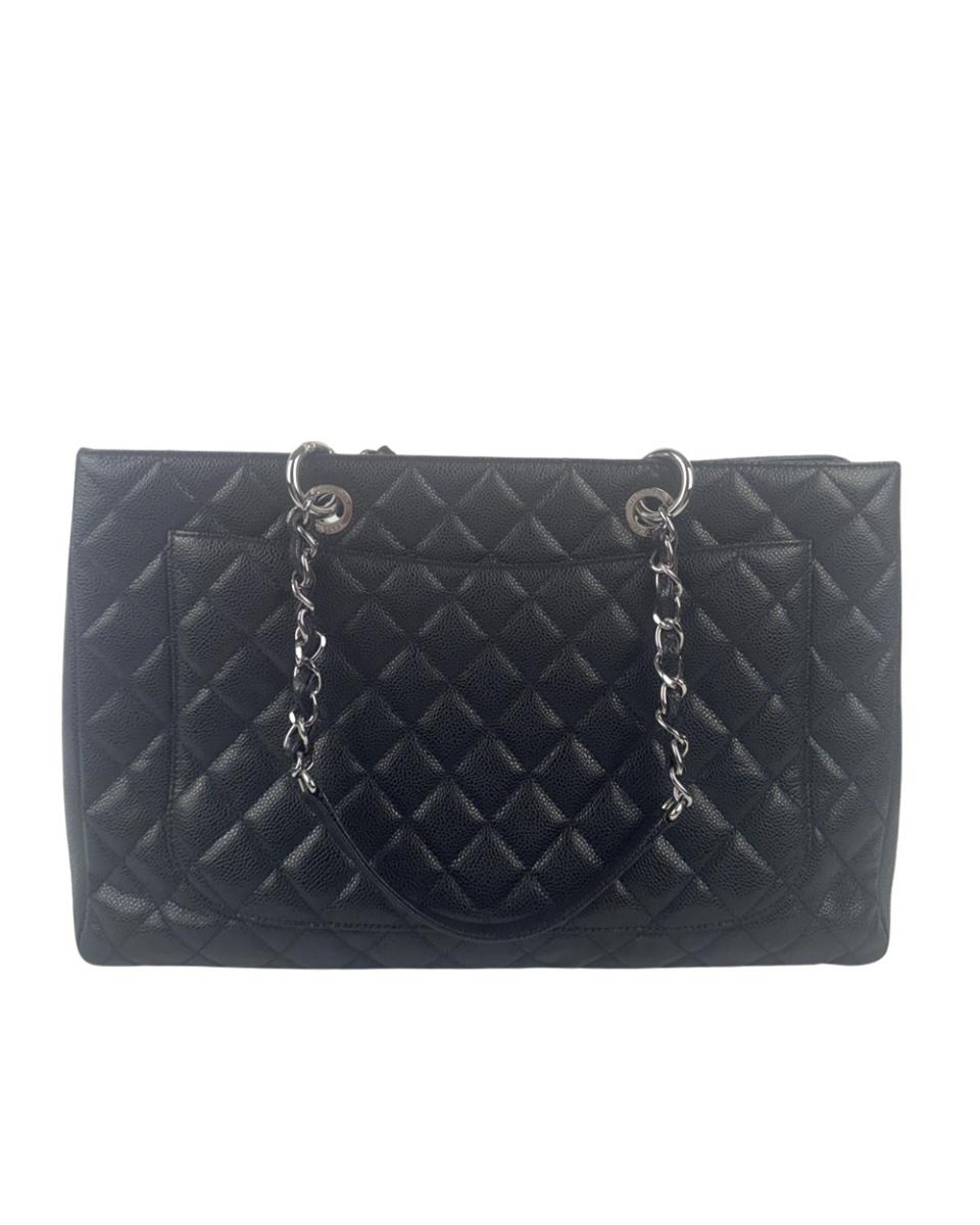 TOTE BAGS - CHANEL GRAND SHOPPING TOTE BLACK