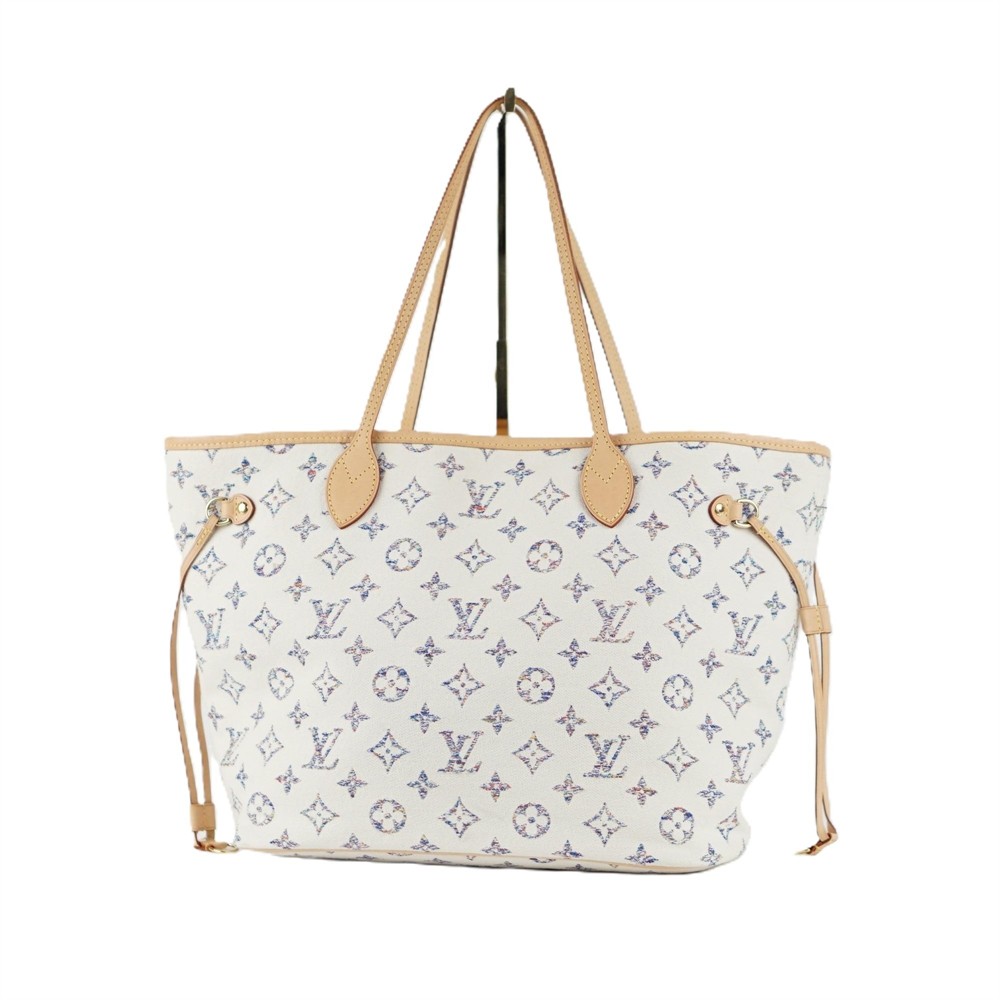 SHOPPER - LOUIS VUITTON NEVERFULL MM JACQUARD MONOGRAM MULTICOLOR BEIGE