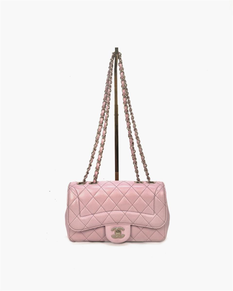 UMHÄNGE- & SCHULTERTASCHEN - CHANEL MINI MADEMOISELLE CHIC FLAP PINK