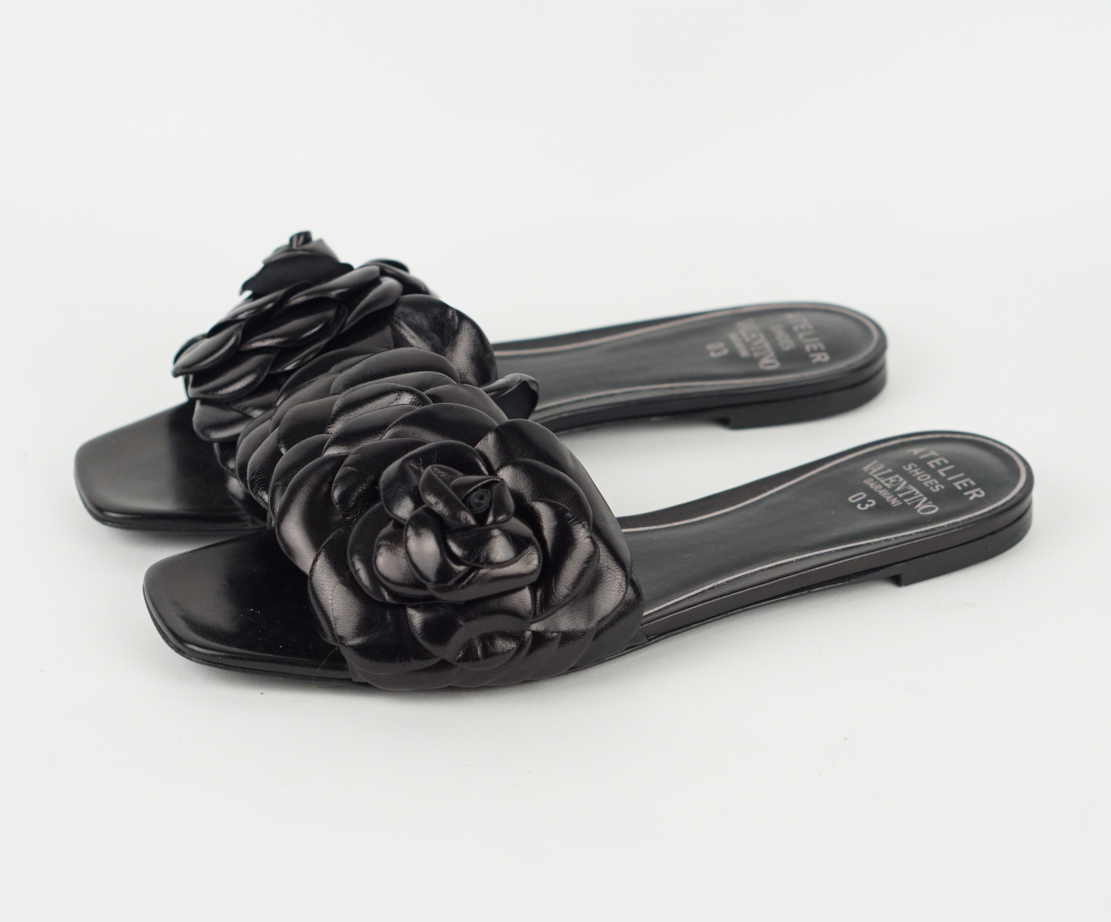 SANDALEN - FLACH SCHWARZ