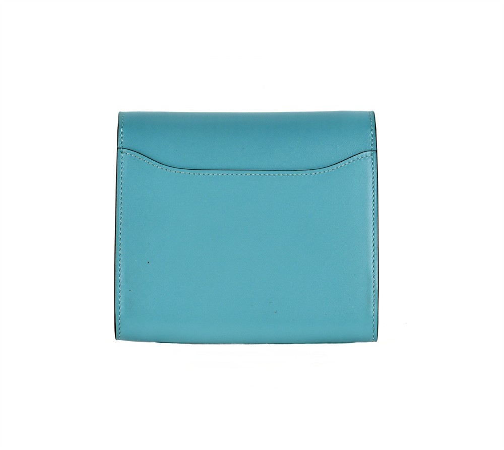 PORTEMONNAIE - HERMÈS CONSTANCE BLAU