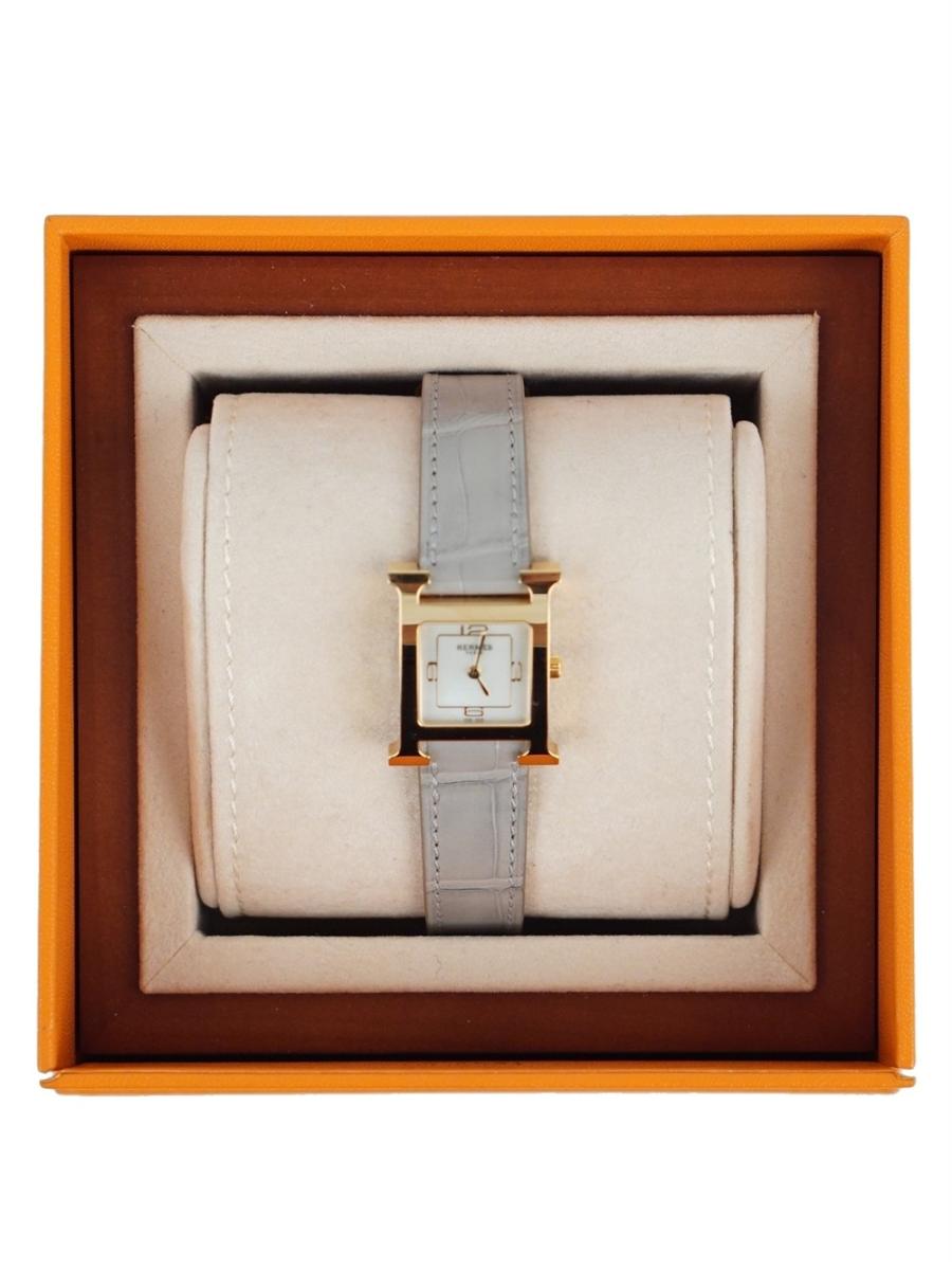 ARMBANDUHR - HERMÈS HEURE HPM KROKO