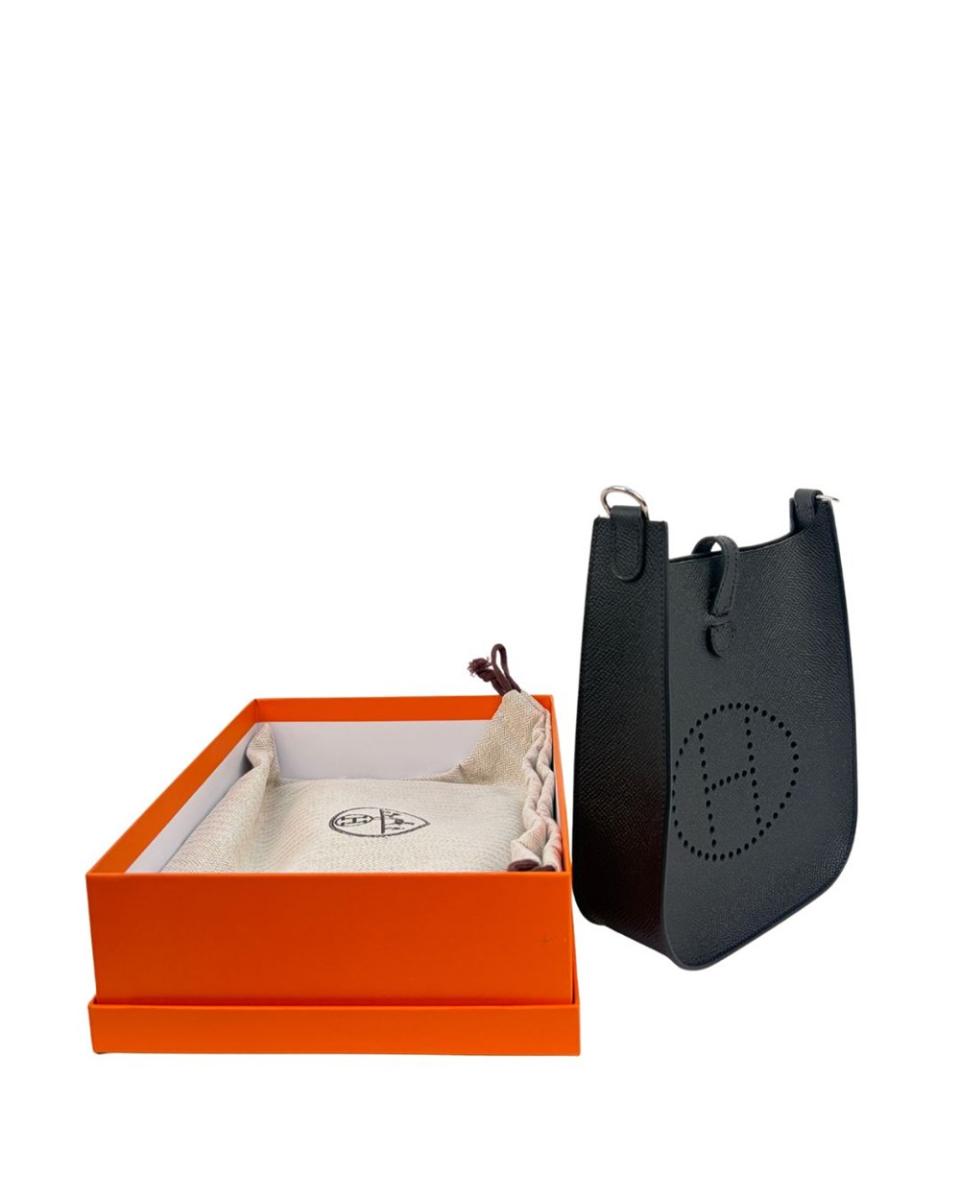 UMHÄNGE- & SCHULTERTASCHEN - HERMES EVELYNE 16 EPSOM NOIR
