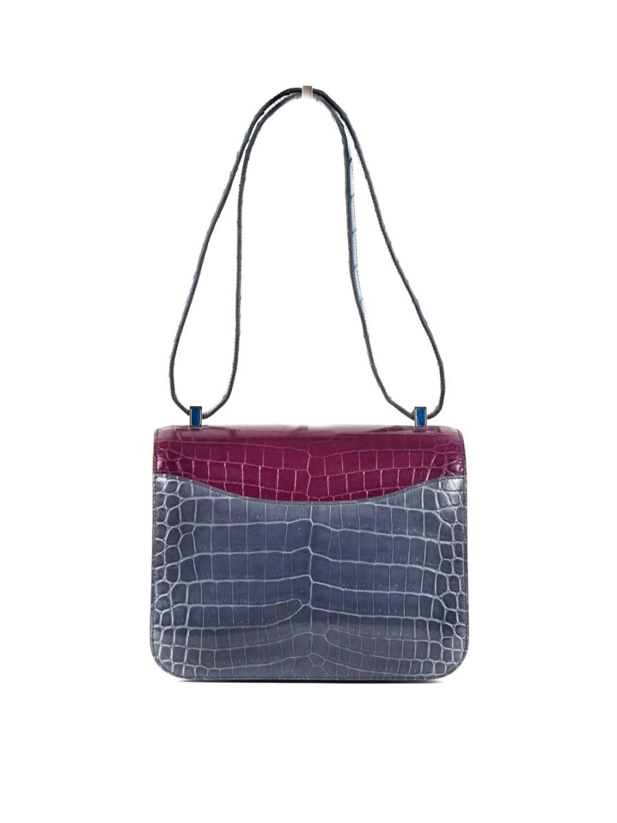 UMHÄNGETASCHE - HERMES CONSTANCE 24 LIMITED EDITION SHINY NILOTICUS CROCO PHW, 2014