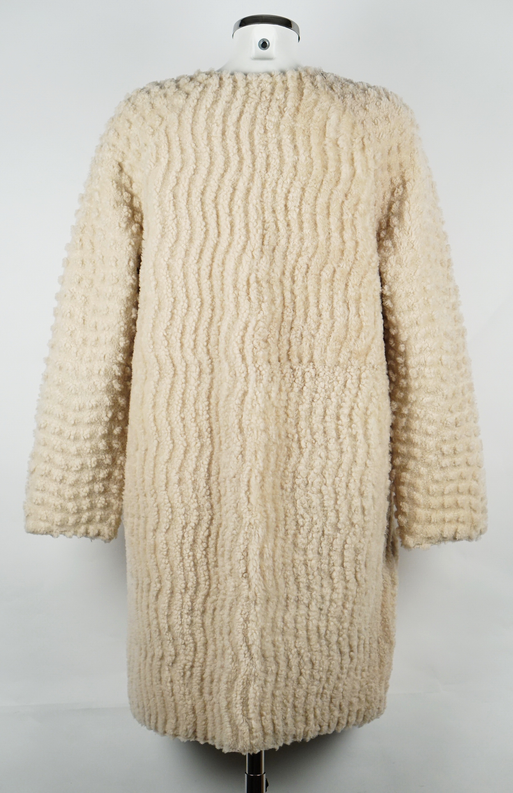 MANTEL - SPRUNG FRÈRES MERINO SHEARLING BEIGE