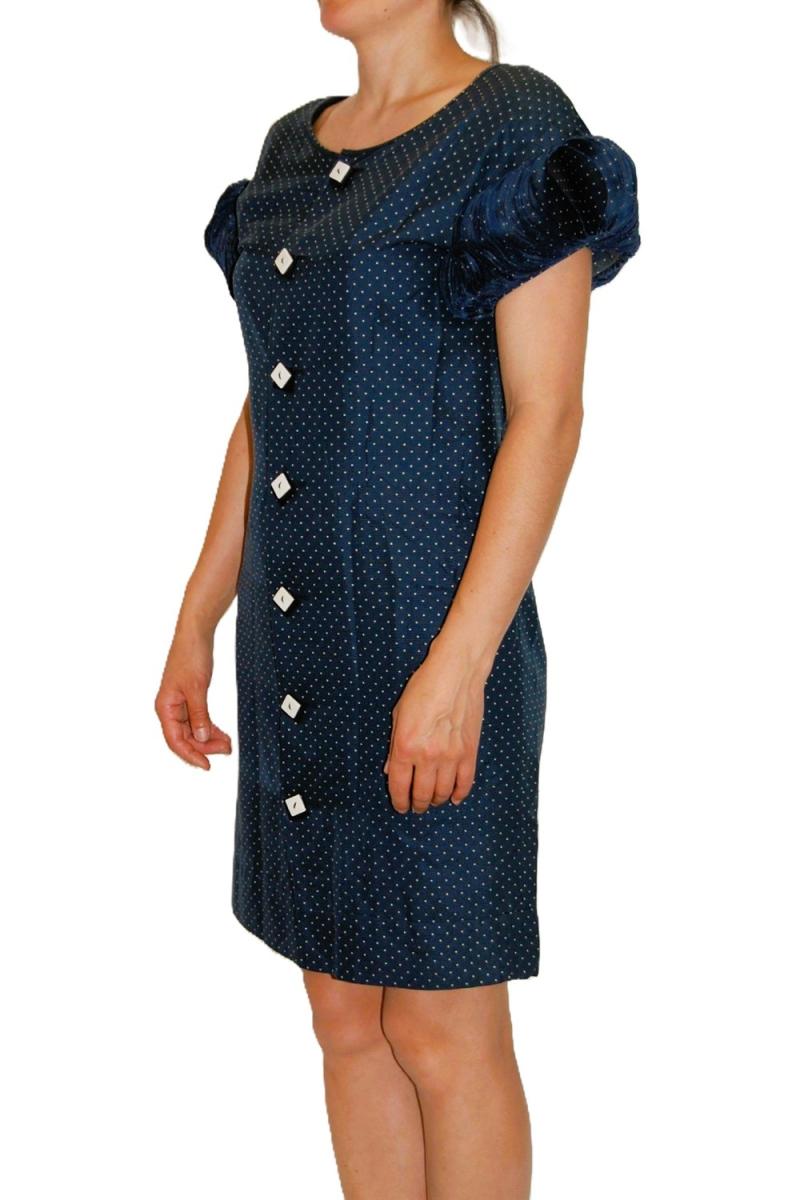 KLEIDER - VALENTINO BOUTIQUE POLKA DOT KLEID BLAU