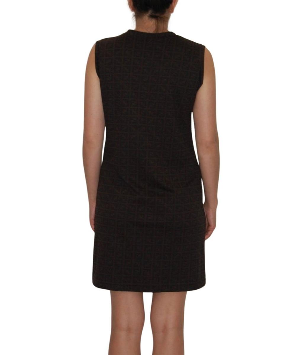 KLEIDER - FENDI FF MONOGRAM KLEID BRAUN