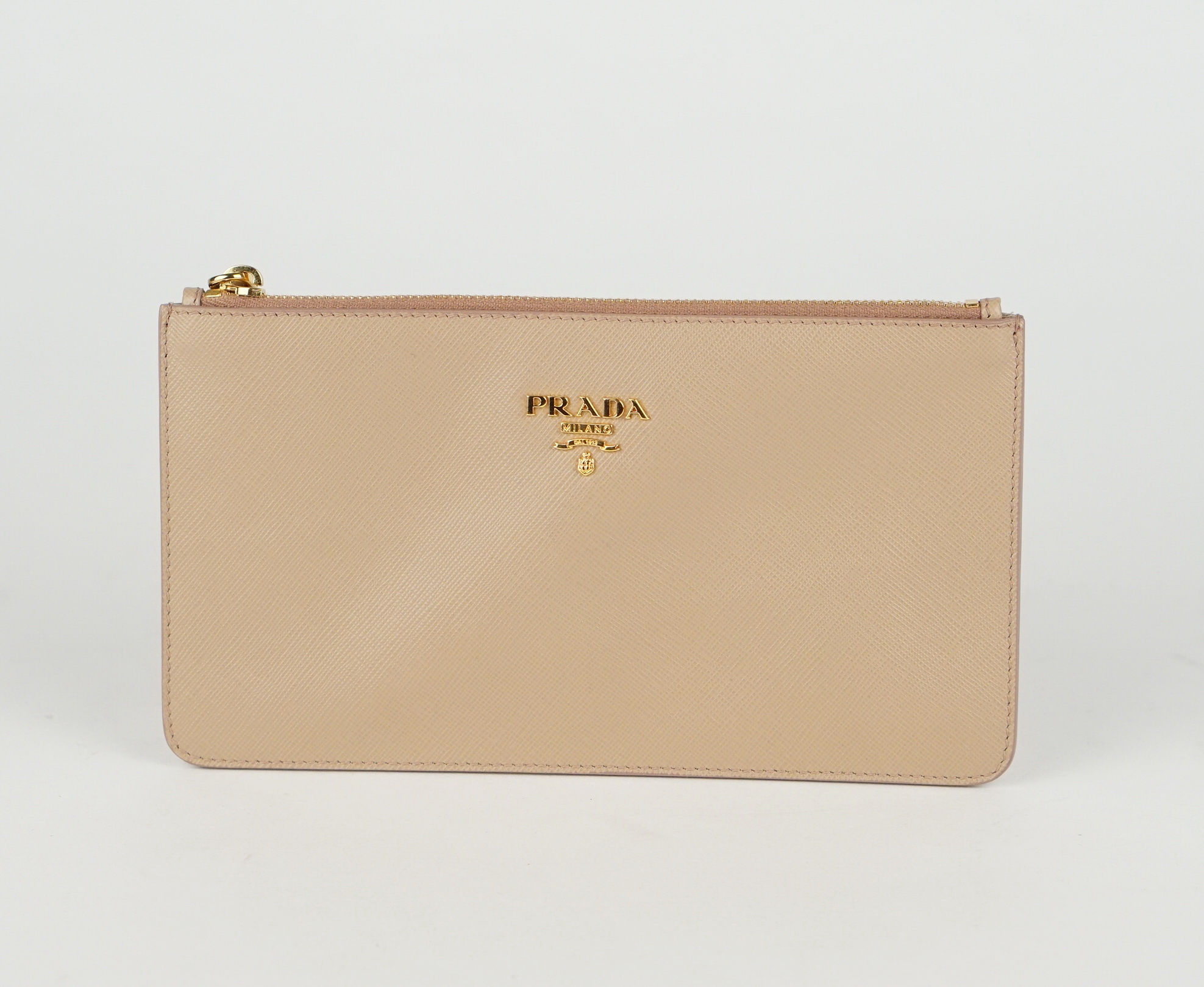CLUTCH - LEDER BEIGE