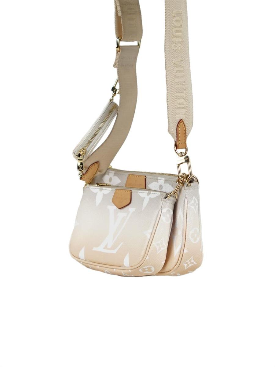 UMHÄNGETASCHE - LOUIS VUITTON POCHETTE FARBVERLAUF PASSTELL MONOGRAM