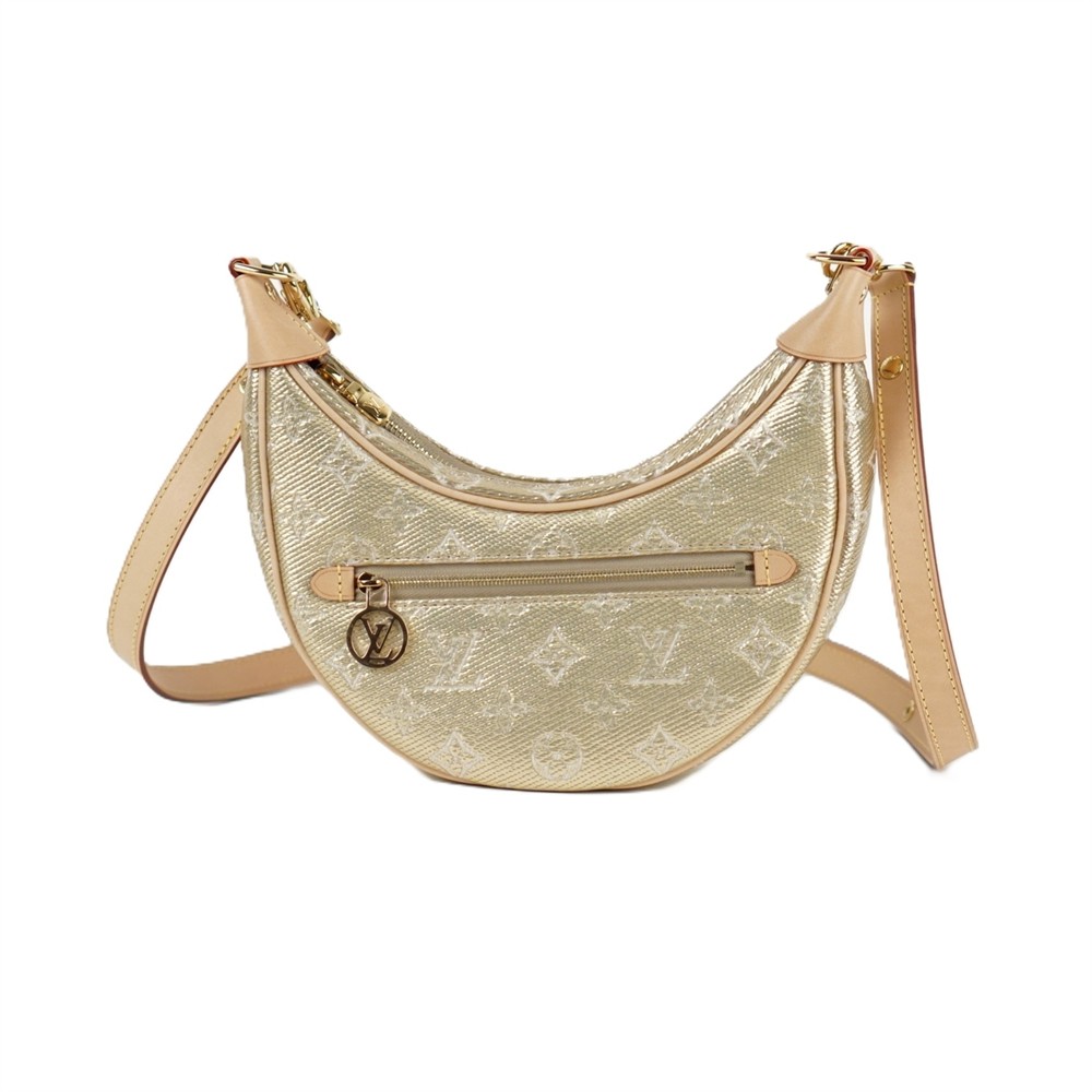 UMHÄNGETASCHE - LOUIS VUITTON JACQUARD DENIM LOOP PM MONOGRAM