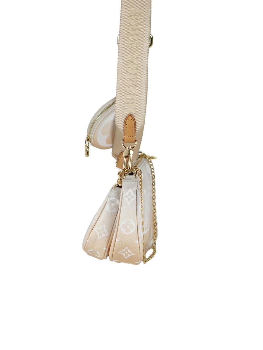 UMHÄNGETASCHE - LOUIS VUITTON POCHETTE FARBVERLAUF PASSTELL MONOGRAM