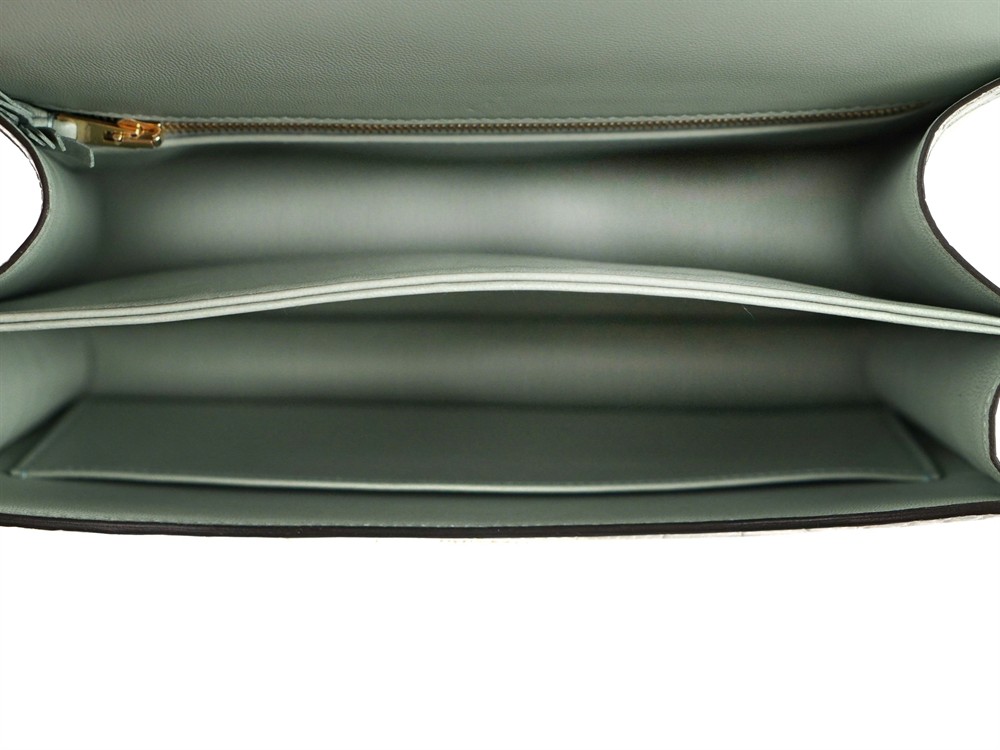 UMHÄNGETASCHE - HERMES CONSTANCE 24 VERT D' EAU MATTE ALLIGATOR RHW, 2017