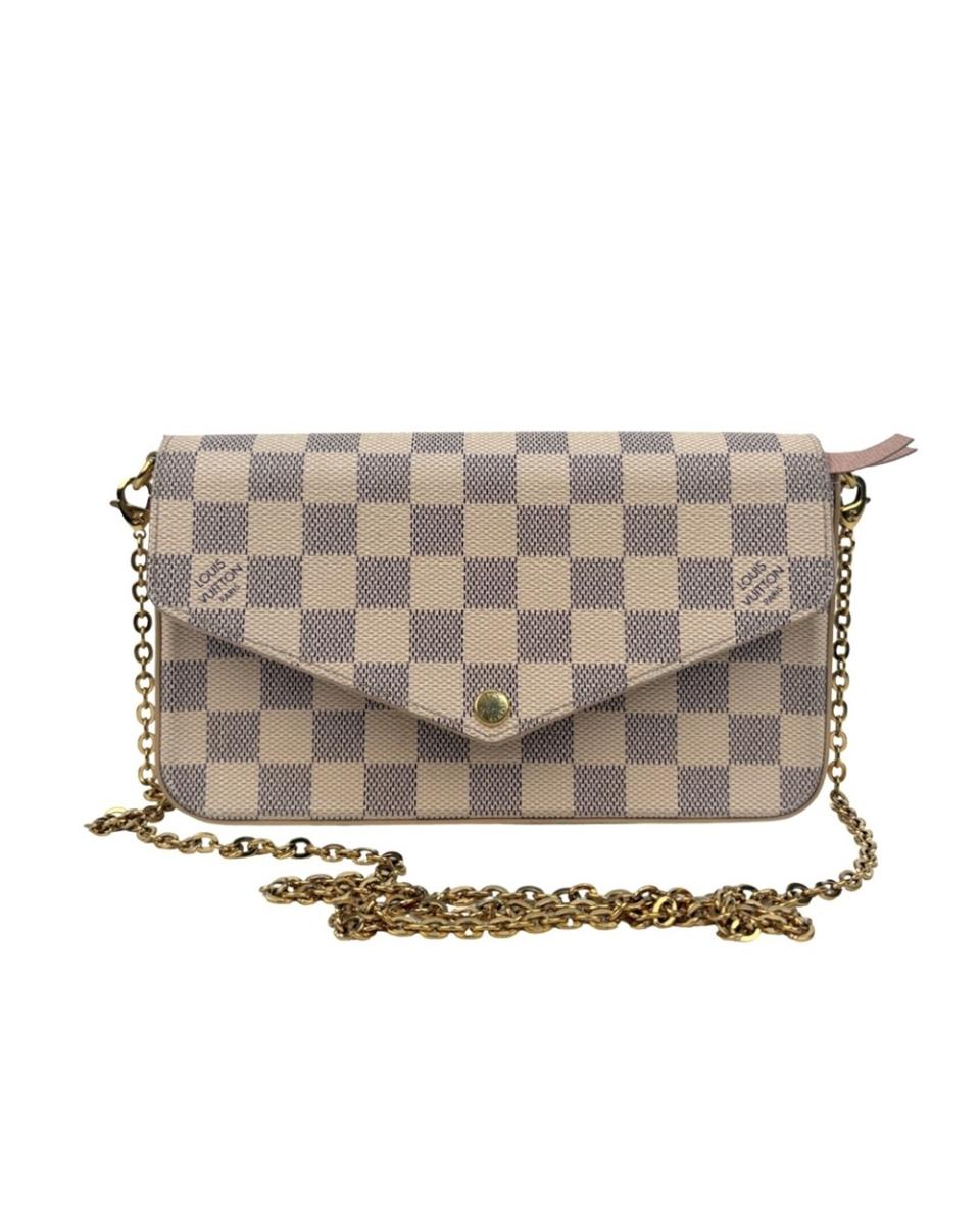 UMHÄNGE- & SCHULTERTASCHEN - LOUIS VUITTON FELICIE POCHETTE DAMIER AZUR