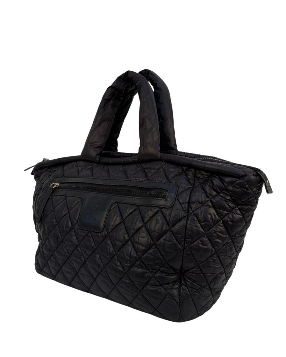 TOTE BAGS - CHANEL COCO COCOON NYLON BLACK