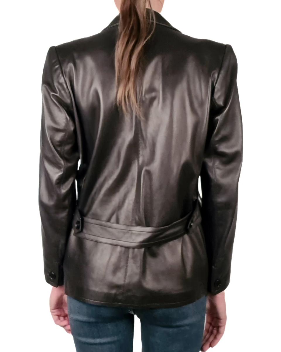 BLAZER - SAINT LAURENT LEDER BLAZER