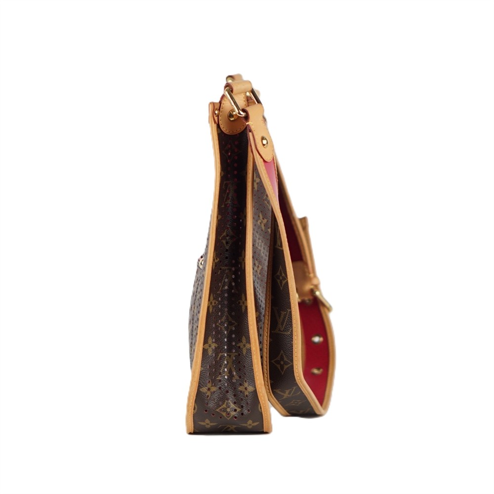 SCHULTERTASCHE - LOUIS VUITTON MONOGRAM MUSETTE PERFORIERT BRAUN