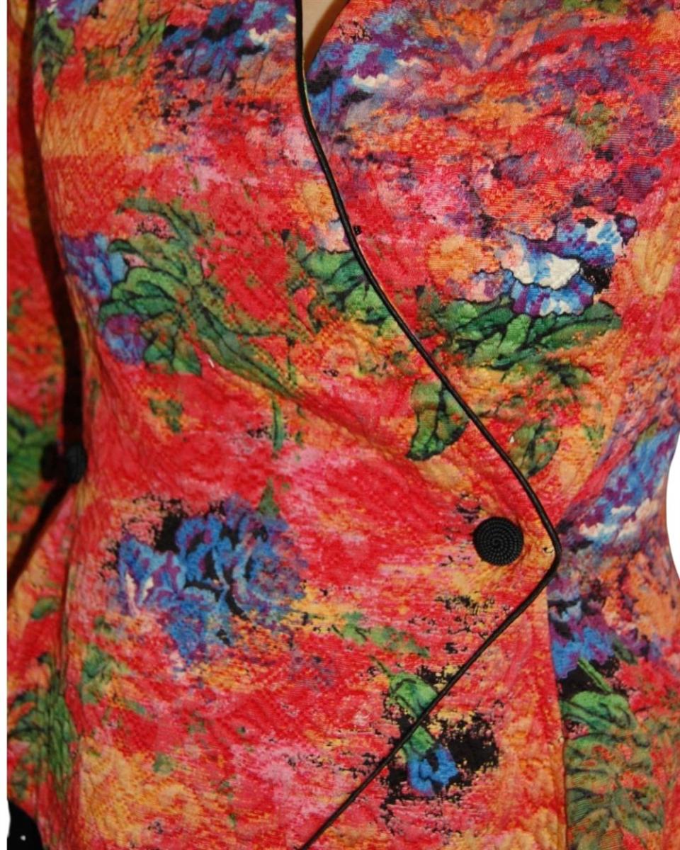 BLAZER - UNGARO WICKELBLAZER GEMUSTERT ROT