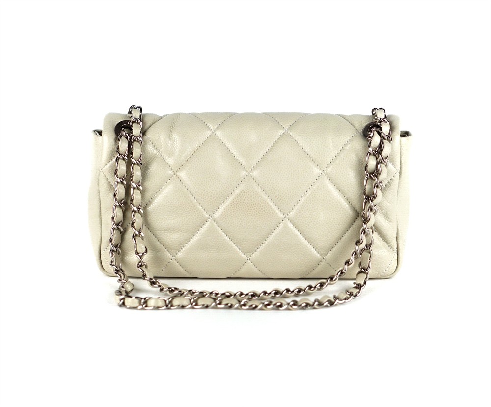 SCHULTERTASCHE - CHANEL SINGLE FLAP CAVIAR MEDIUM
