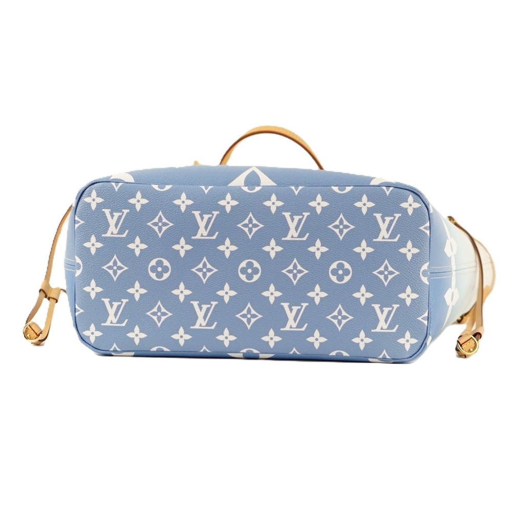 SHOPPER - LOUIS VUITTON NEVERFULL MONOGRAM GRADIENT BLAU