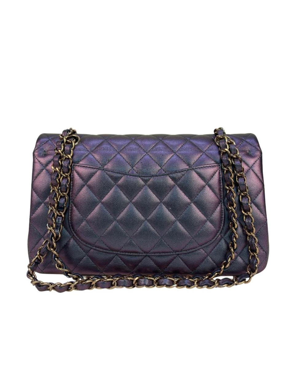 UMHÄNGE- & SCHULTERTASCHEN - CHANEL IRIDESCENT CAVIAR DOUBLE FLAP