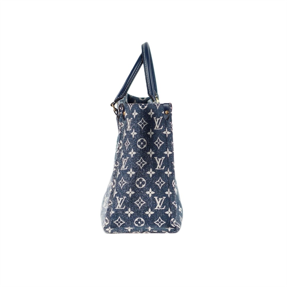 HENKELTASCHEN - LOUIS VUITTON ONTHEGO MM TOTE BAG DENIM MONOGRAM