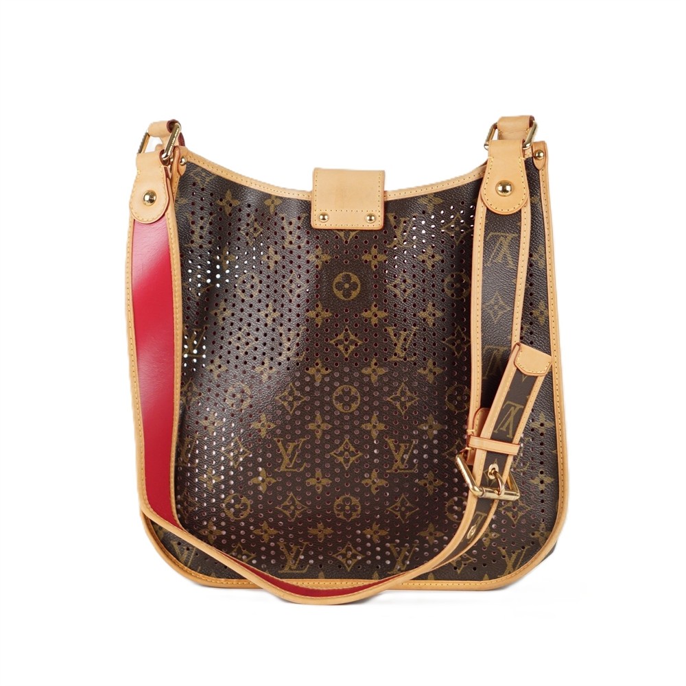 SCHULTERTASCHE - LOUIS VUITTON MONOGRAM MUSETTE PERFORIERT BRAUN