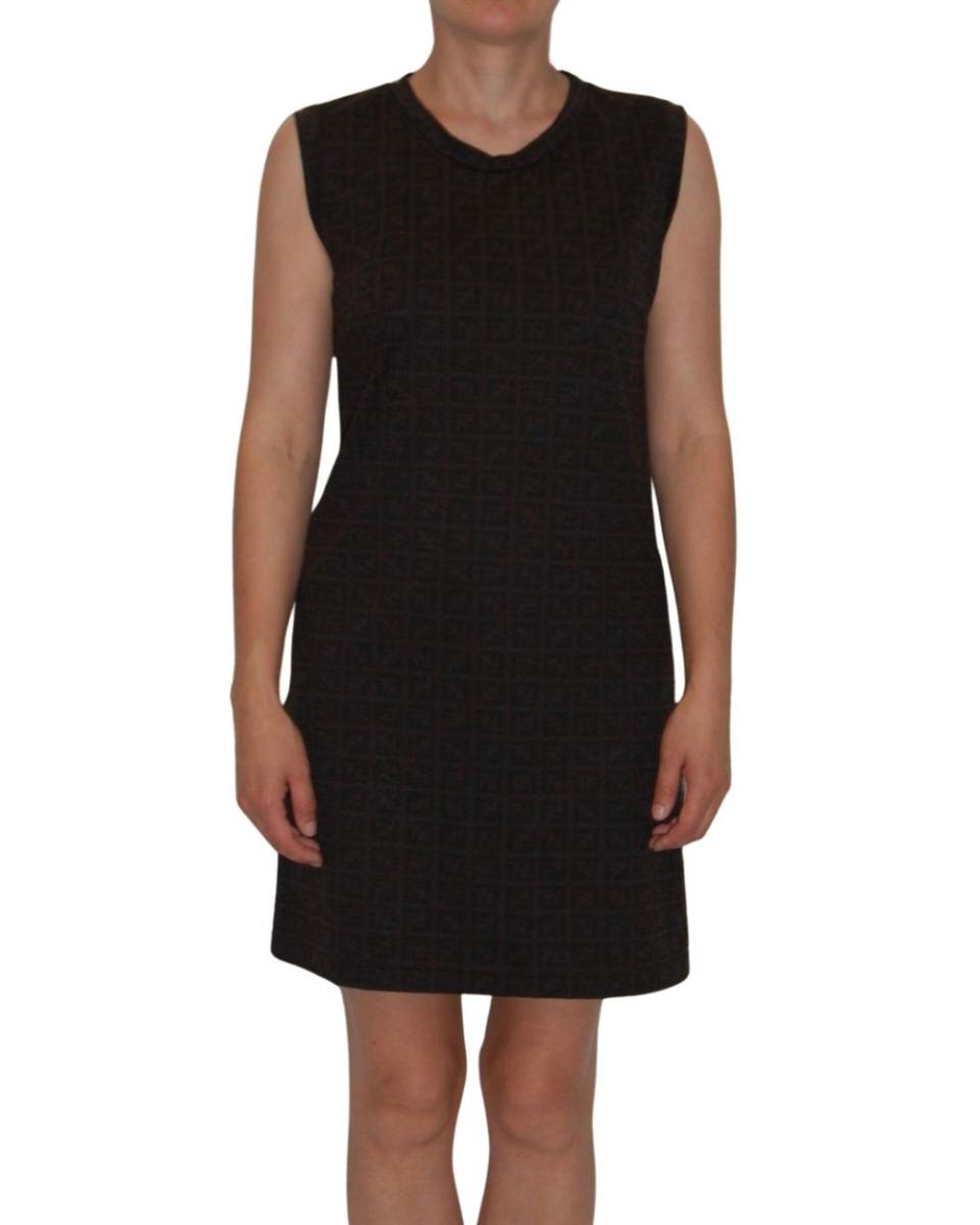 KLEIDER - FENDI FF MONOGRAM KLEID BRAUN