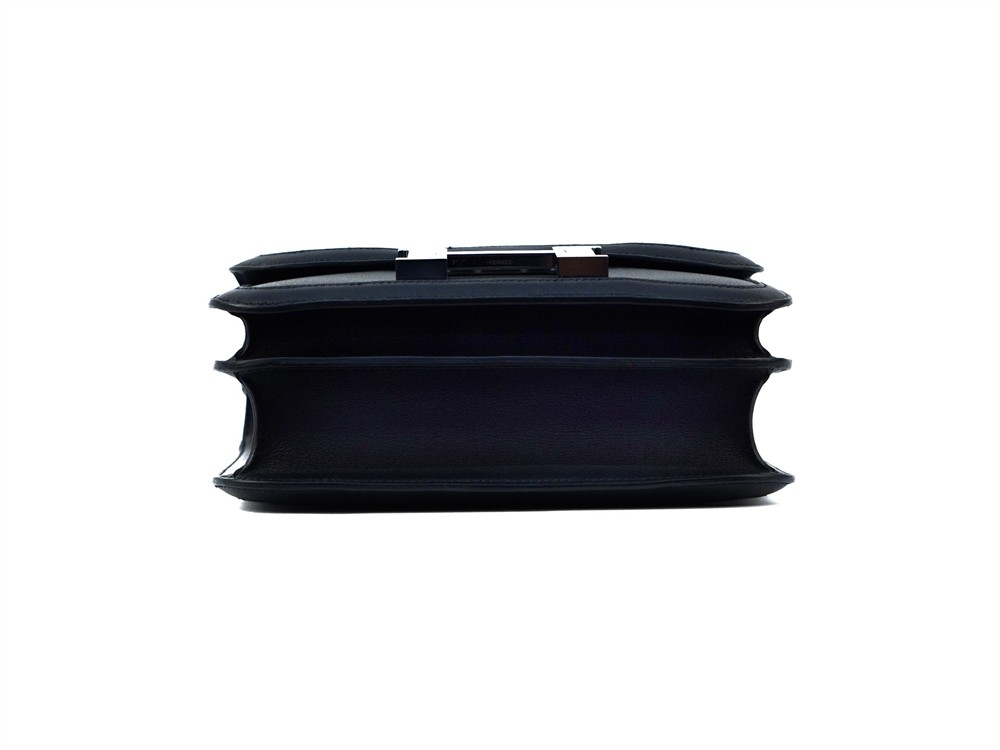 UMHÄNGETASCHE - HERMÈS CONSTANCE 24 SWIFT TOILE NOIR PALLADIUM, 2018