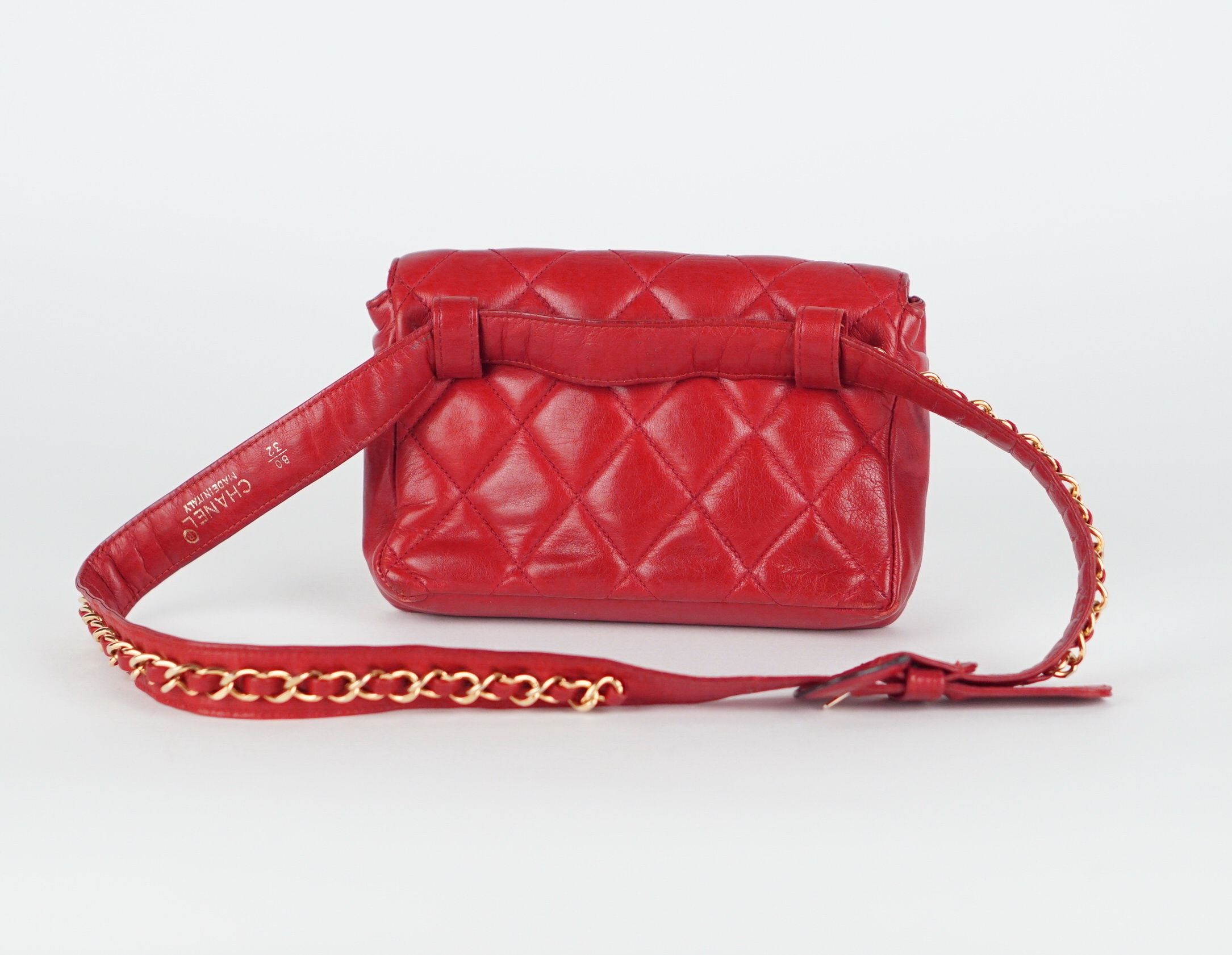 BAUCHTASCHE - CHANEL VINTAGE ROT